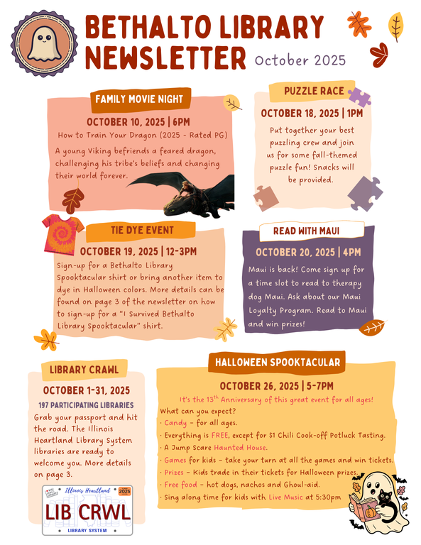 October 2025 Newsletter