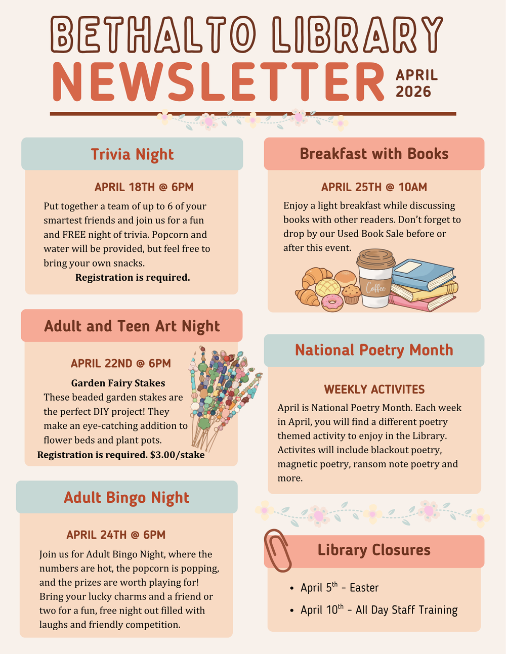 April 2026 Newsletter