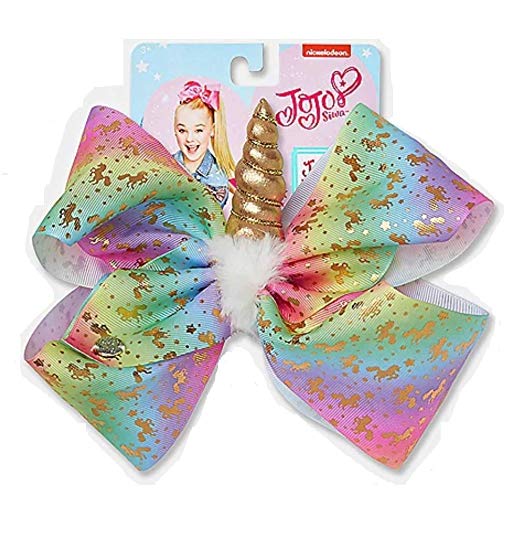 JoJo Siwa Rainbow Unicorn Hair Bow (Justice Exclusive).jpg
