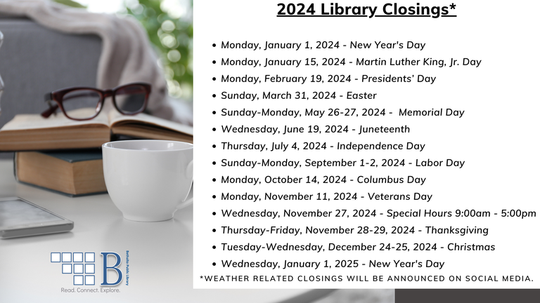 Weather related closings will be announced on social media.png